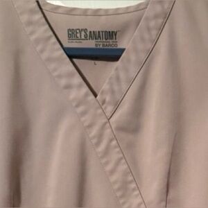 (2-piece set) Grey's Anatomy LARGE Tan Scrub Ensemble